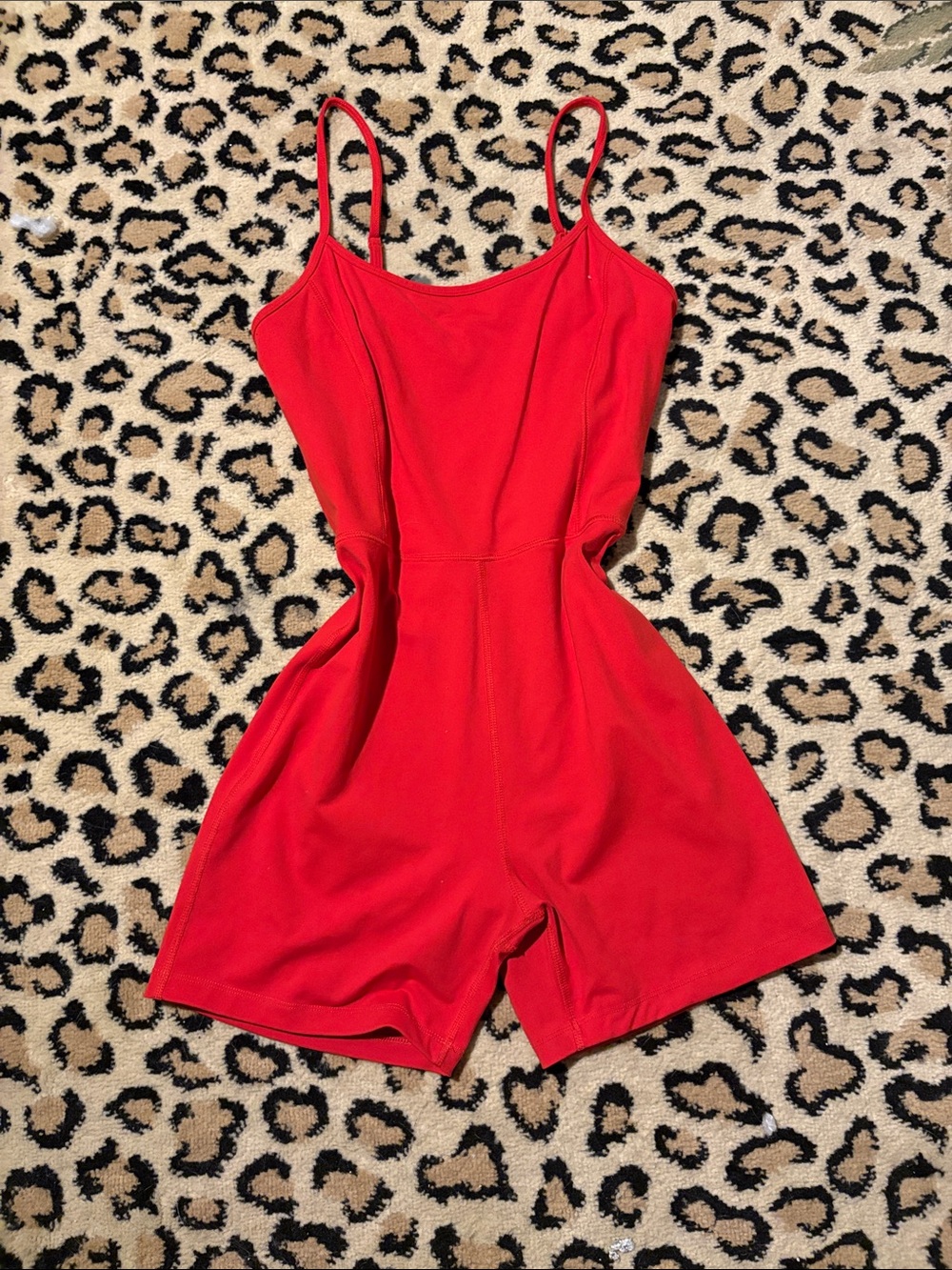Red bodysuit